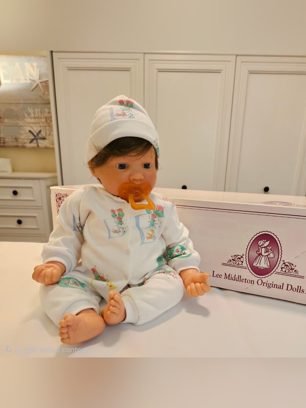 Vintage Lee Middleton Original Doll Baby Doll w/ Original Box Early 2000s